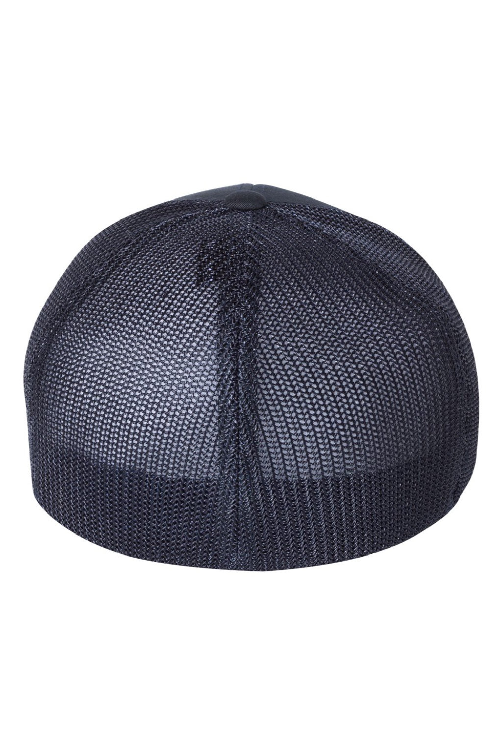 Richardson Hats 110 Mens R-Flex Stretch Fit Trucker Hat Navy Blue Flat Back