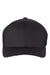 Richardson Hats 110 Mens R-Flex Stretch Fit Trucker Hat Black Flat Front