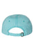 Valucap Hats SP500 Mens Pigment Dyed Adjustable Hat Aqua Blue Flat Back
