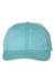 Valucap Hats SP500 Mens Pigment Dyed Adjustable Hat Aqua Blue Flat Front