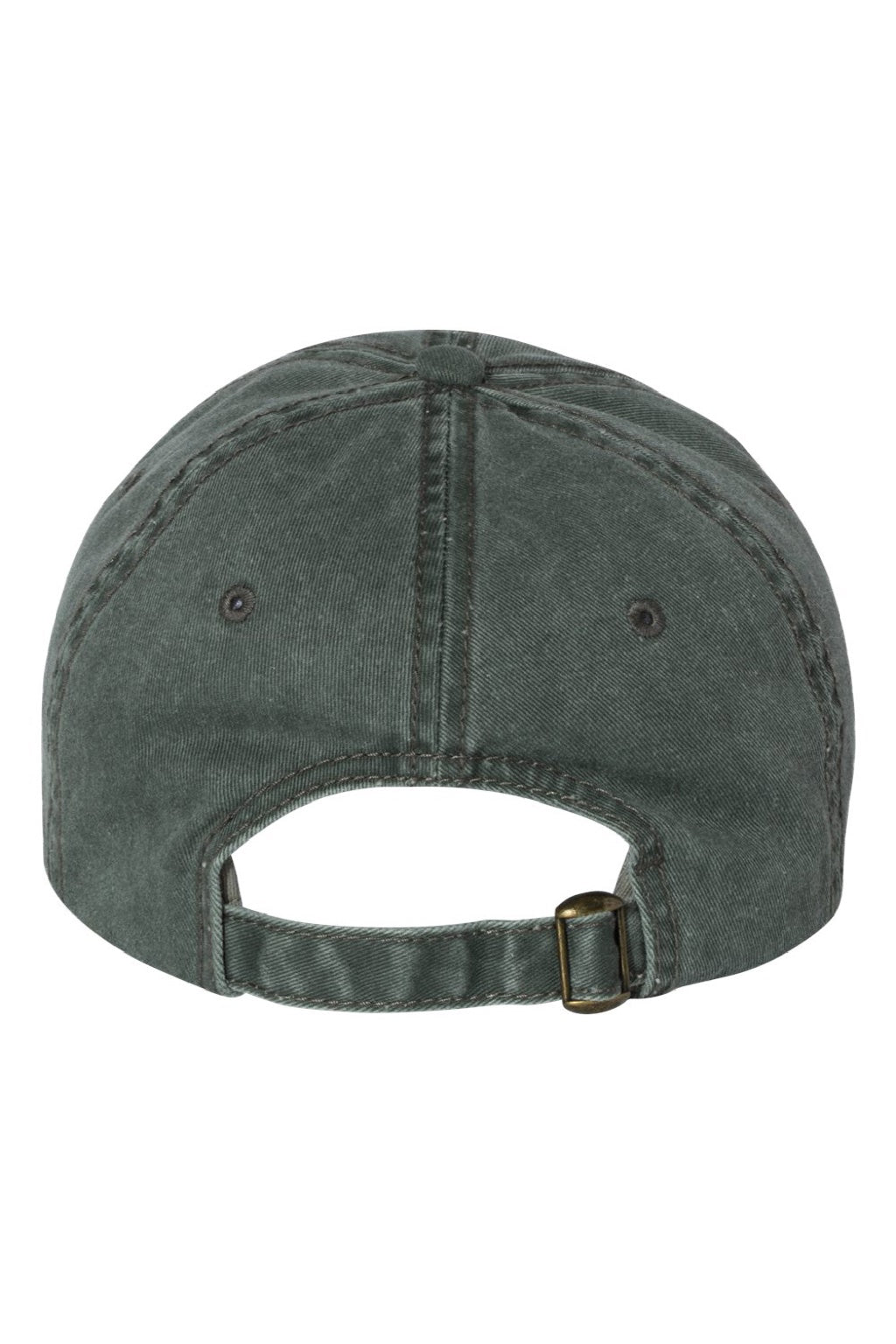 Valucap Hats SP500 Mens Pigment Dyed Adjustable Hat Forest Green Flat Back