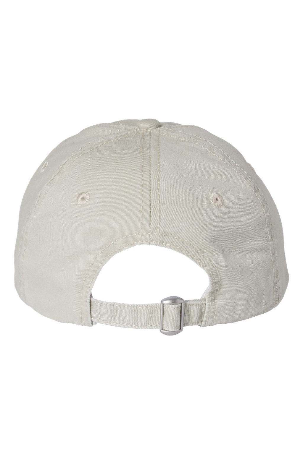 Valucap Hats SP500 Mens Pigment Dyed Adjustable Hat Stone Flat Back