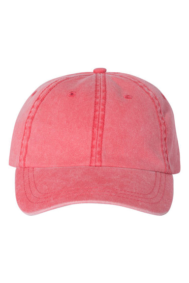 Sportsman SP500 Mens Pigment Dyed Hat Red Flat Front