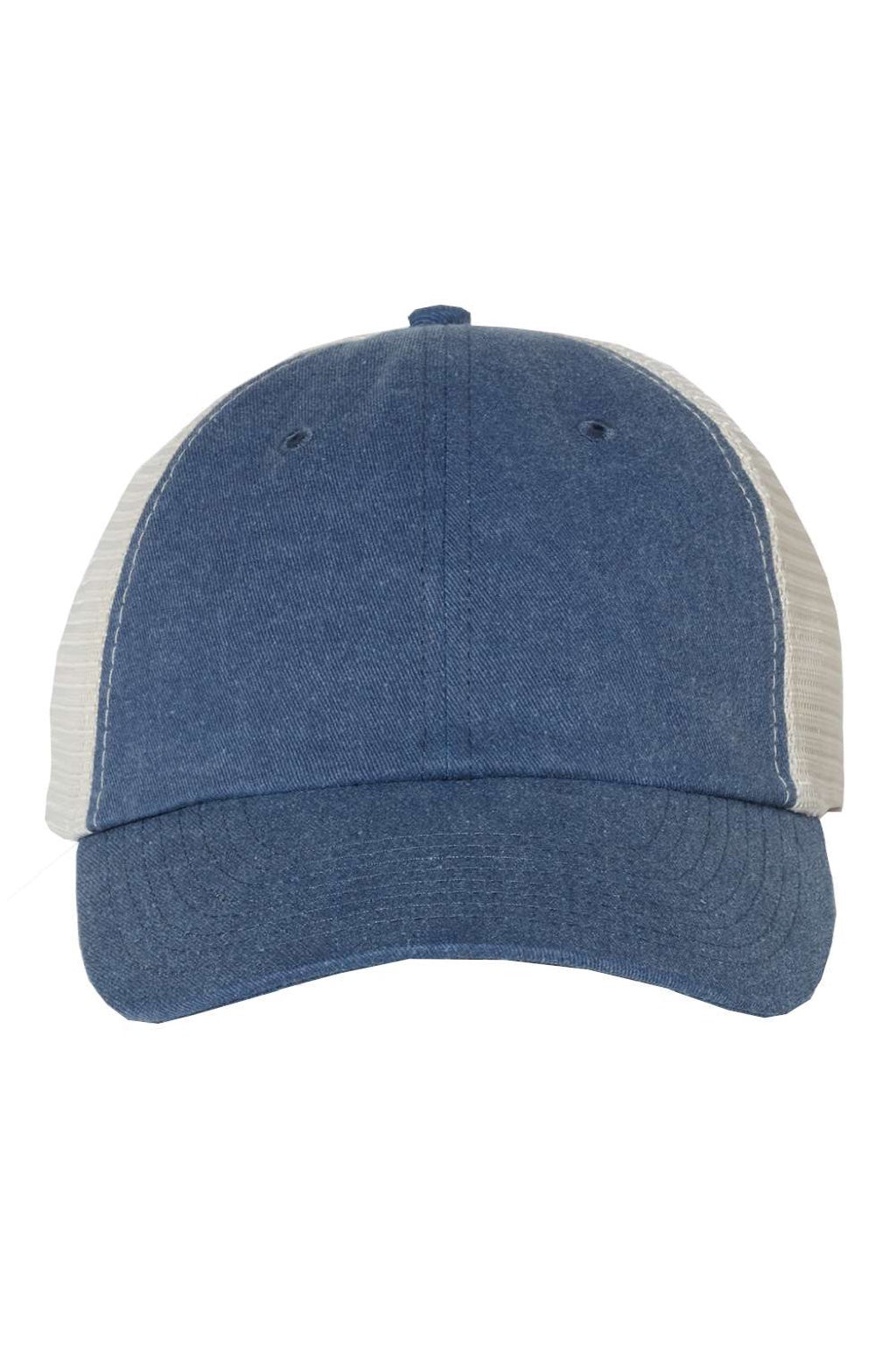 Sportsman SP510 Mens Royal Blue/Stone Pigment Dyed Trucker Hat