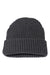 Sportsman Hats SP90 Unisex Chunky Cuffed Beanie Charcoal Grey Flat Front