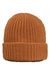 Sportsman Hats SP90 Unisex Chunky Cuffed Beanie Coyote Brown Flat Front