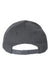Yupoong Hats 6789M Mens Premium Curved Visor Snapback Hat Dark Grey Flat Back