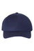 Yupoong Hats 6789M Mens Premium Curved Visor Snapback Hat Navy Blue Flat Front