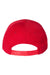 Yupoong Hats 6789M Mens Premium Curved Visor Snapback Hat Red Flat Back