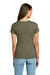 Next Level NL1510/1510 Womens Ideal Jersey Short Sleeve Crewneck T-Shirt Military Green Model Back