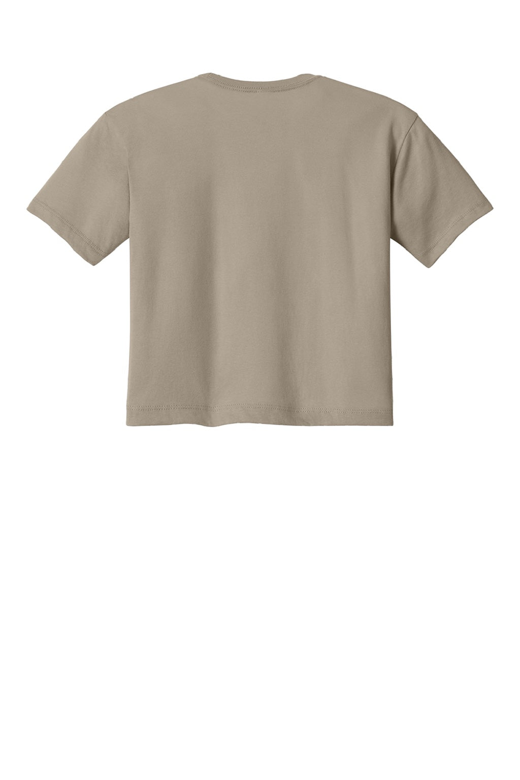 Next Level NL1580/1580NL Womens Ideal Crop Short Sleeve Crewneck T-Shirt Tan Flat Back