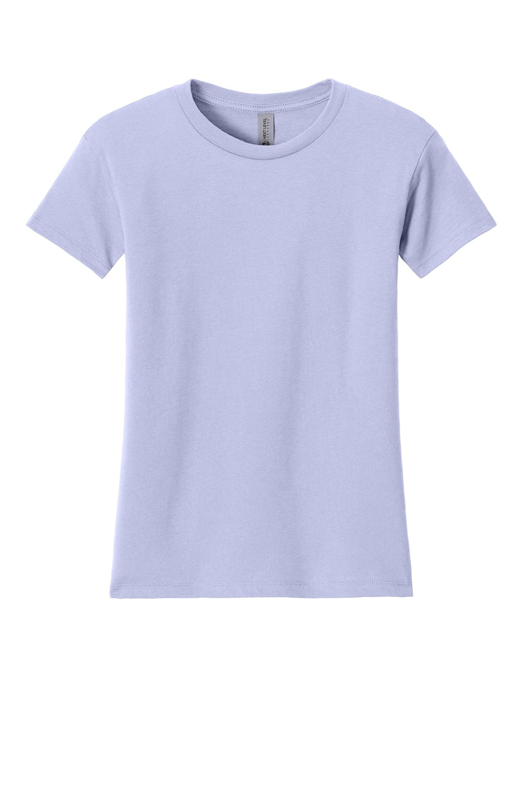 Next Level NL3910/3910NL Womens Relaxed Short Sleeve Crewneck T-Shirt Lavender Purple Flat Front