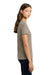 Next Level NL3910/3910NL Womens Relaxed Short Sleeve Crewneck T-Shirt Tan Model Side