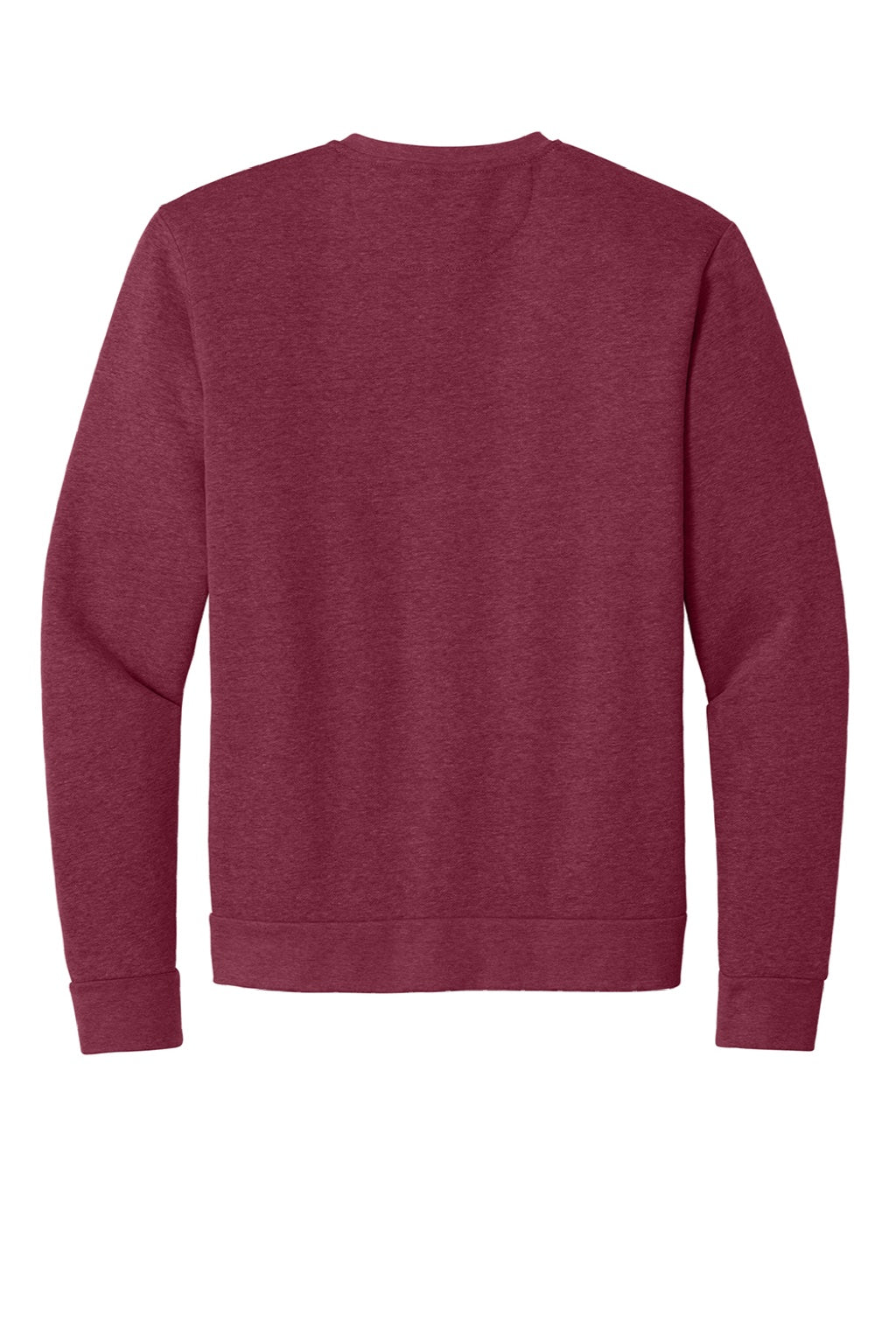Next Level NL9002/9002NL Mens PCH Crewneck Sweatshirt Heather Cardinal Red Flat Back