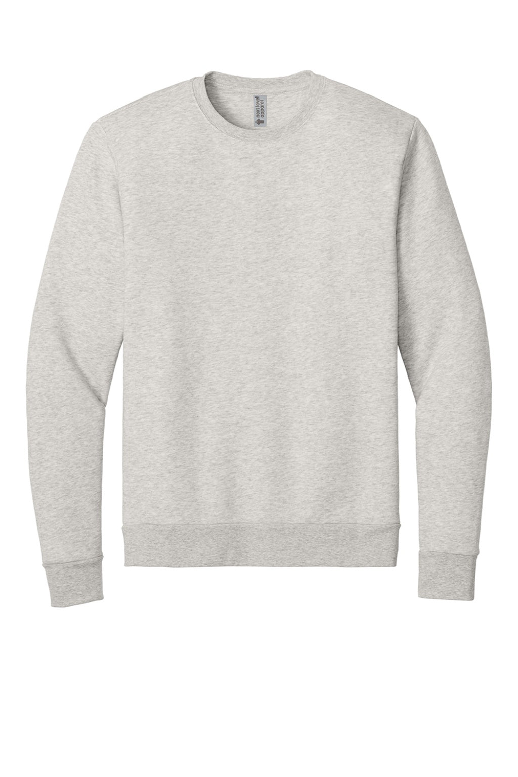 Next Level NL9002/9002NL Mens PCH Crewneck Sweatshirt Oatmeal Flat Front