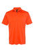 Sierra Pacific 0100 Mens Moisture Wicking Short Sleeve Polo Shirt Orange Flat Front