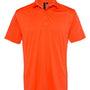 Sierra Pacific Mens Moisture Wicking Short Sleeve Polo Shirt - Orange - NEW
