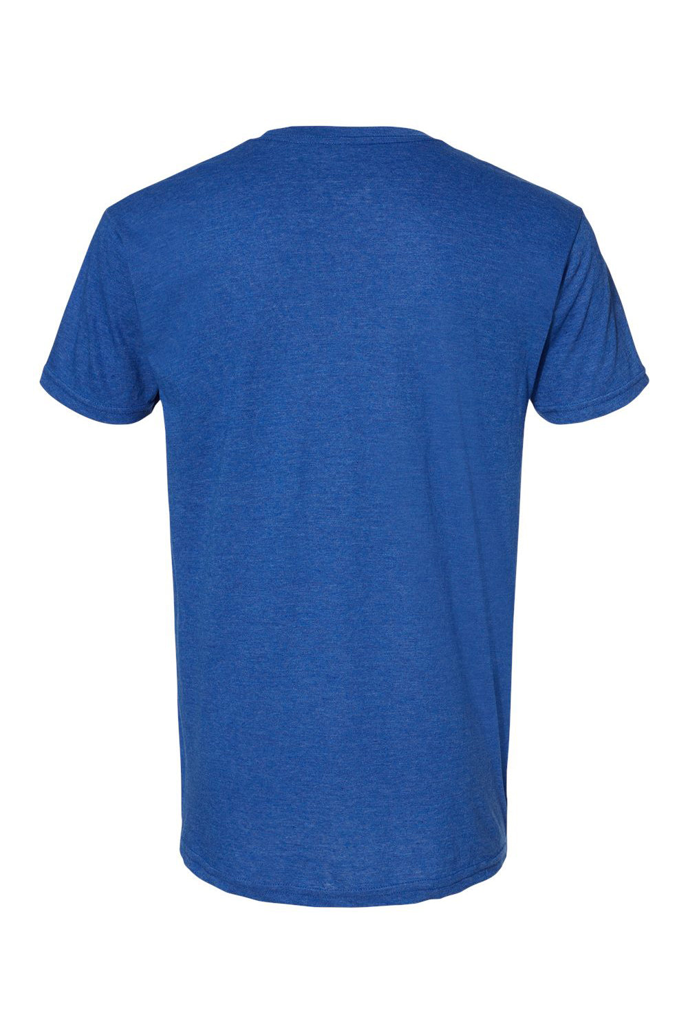 Bayside 5710 Mens USA Made Short Sleeve Crewneck T-Shirt Royal Blue Flat Back