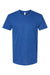 Bayside 5710 Mens USA Made Short Sleeve Crewneck T-Shirt Royal Blue Flat Front