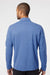 Adidas A280 Mens UPF 50+ 1/4 Zip Sweatshirt Heather Collegiate Royal Blue/Carbon Grey Model Back