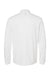 Adidas A280 Mens UPF 50+ 1/4 Zip Sweatshirt White/Carbon Grey Flat Back