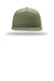 Richardson Hats 168 Mens 7 Panel Snapback Trucker Hat Loden Green Flat Front