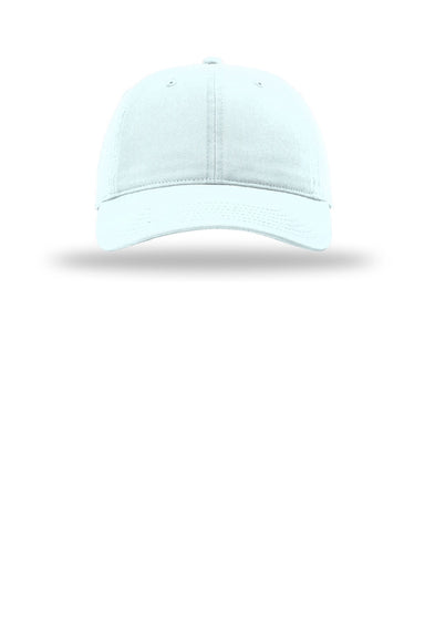 Richardson Hats 326 Mens Peach Twill Adjustable Dad Hat Powder Blue Flat Front