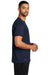 Nike 727982 Mens Legend Dri-Fit Moisture Wicking Short Sleeve Crewneck T-Shirt College Navy Blue Model Side