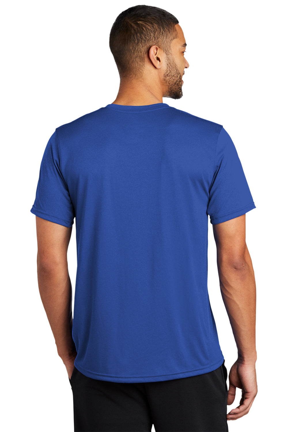 Nike 727982 Mens Legend Dri-Fit Moisture Wicking Short Sleeve Crewneck T-Shirt Game Royal Blue Model Back