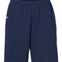 Russell Athletic Mens Classic Jersey Shorts w/ Pockets - Navy Blue - NEW