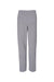 Russell Athletic 596HBM Mens Dri Power Moisture Wicking Open Bottom Sweatpants w/ Pockets Oxford Grey Flat Back