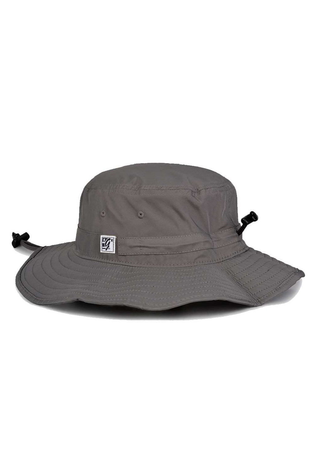 The Game Hats GB400 Mens Ultralight UPF 30+ Boonie Hat Dark Grey Flat Back