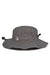The Game Hats GB400 Mens Ultralight UPF 30+ Boonie Hat Dark Grey Flat Back