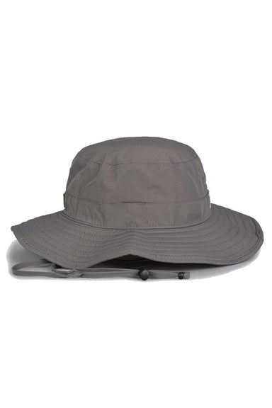 The Game Hats GB400 Mens Ultralight UPF 30+ Boonie Hat Dark Grey Flat Front