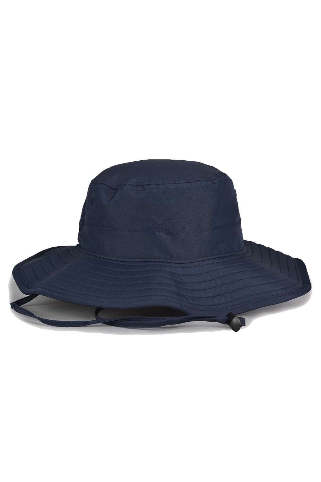 The Game Hats GB400 Mens Ultralight UPF 30+ Boonie Hat Navy Blue Flat Front