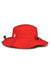 The Game Hats GB400 Mens Ultralight UPF 30+ Boonie Hat Red Flat Back