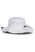 The Game Hats GB400 Mens Ultralight UPF 30+ Boonie Hat White Flat Back
