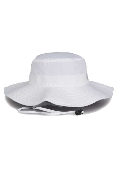 The Game Hats GB400 Mens Ultralight UPF 30+ Boonie Hat White Flat Front