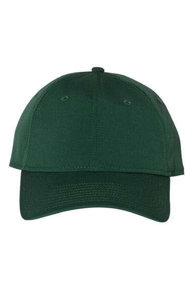 The Game Hats GB415 Mens Relaxed Gamechanger Adjustable Hat Dark Green Flat Front
