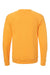 Bella + Canvas BC3901/3901 Mens Sponge Fleece Crewneck Sweatshirt Gold Flat Back