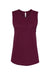 Bella + Canvas BC6003/B6003/6003 Womens Jersey Muscle Tank Top Maroon Flat Front