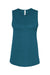 Bella + Canvas BC6003/B6003/6003 Womens Jersey Muscle Tank Top Heather Deep Teal Blue Flat Front
