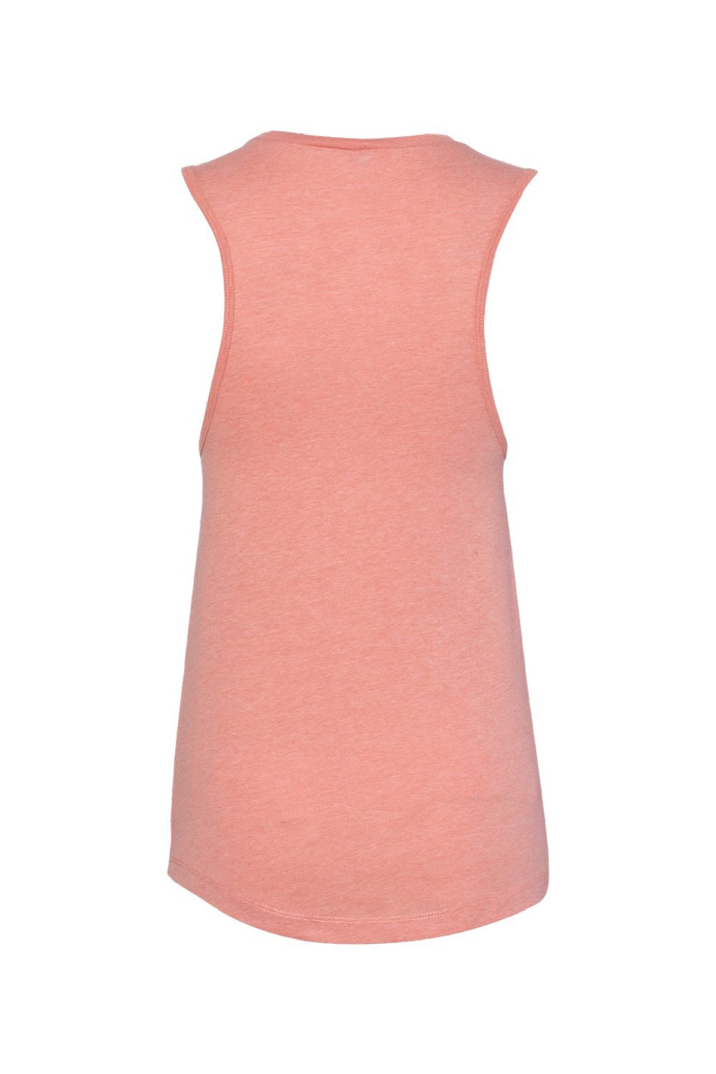 Bella + Canvas BC6003/6003 Womens Jersey Muscle Tank Top Heather Sunset Orange Flat Back