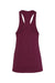 Bella + Canvas BC6008/6008 Womens Jersey Tank Top Maroon Flat Back