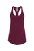 Bella + Canvas BC6008/6008 Womens Jersey Tank Top Maroon Flat Front