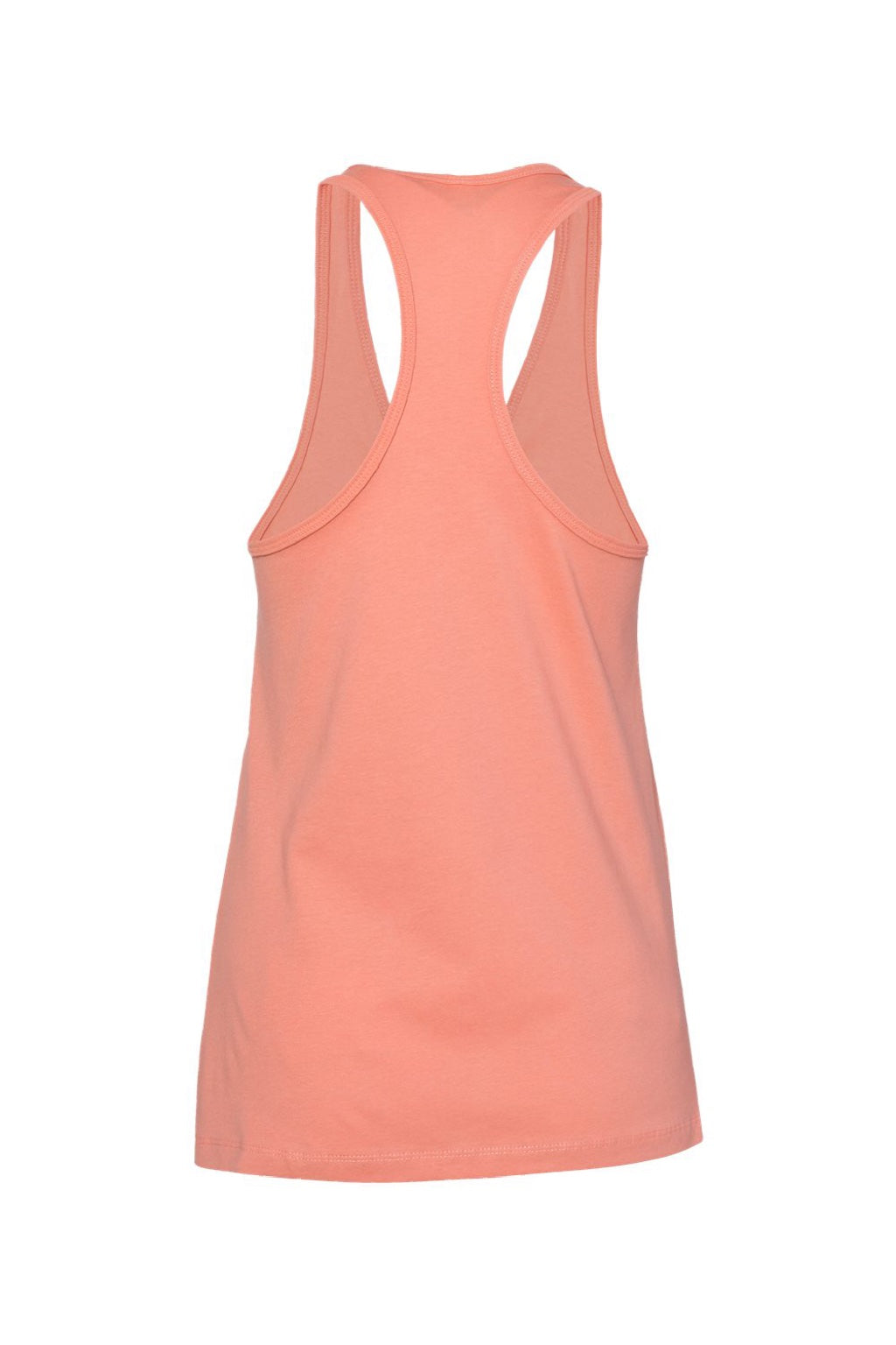 Bella + Canvas BC6008/6008 Womens Jersey Tank Top Sunset Orange Flat Back