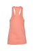 Bella + Canvas BC6008/6008 Womens Jersey Tank Top Sunset Orange Flat Back
