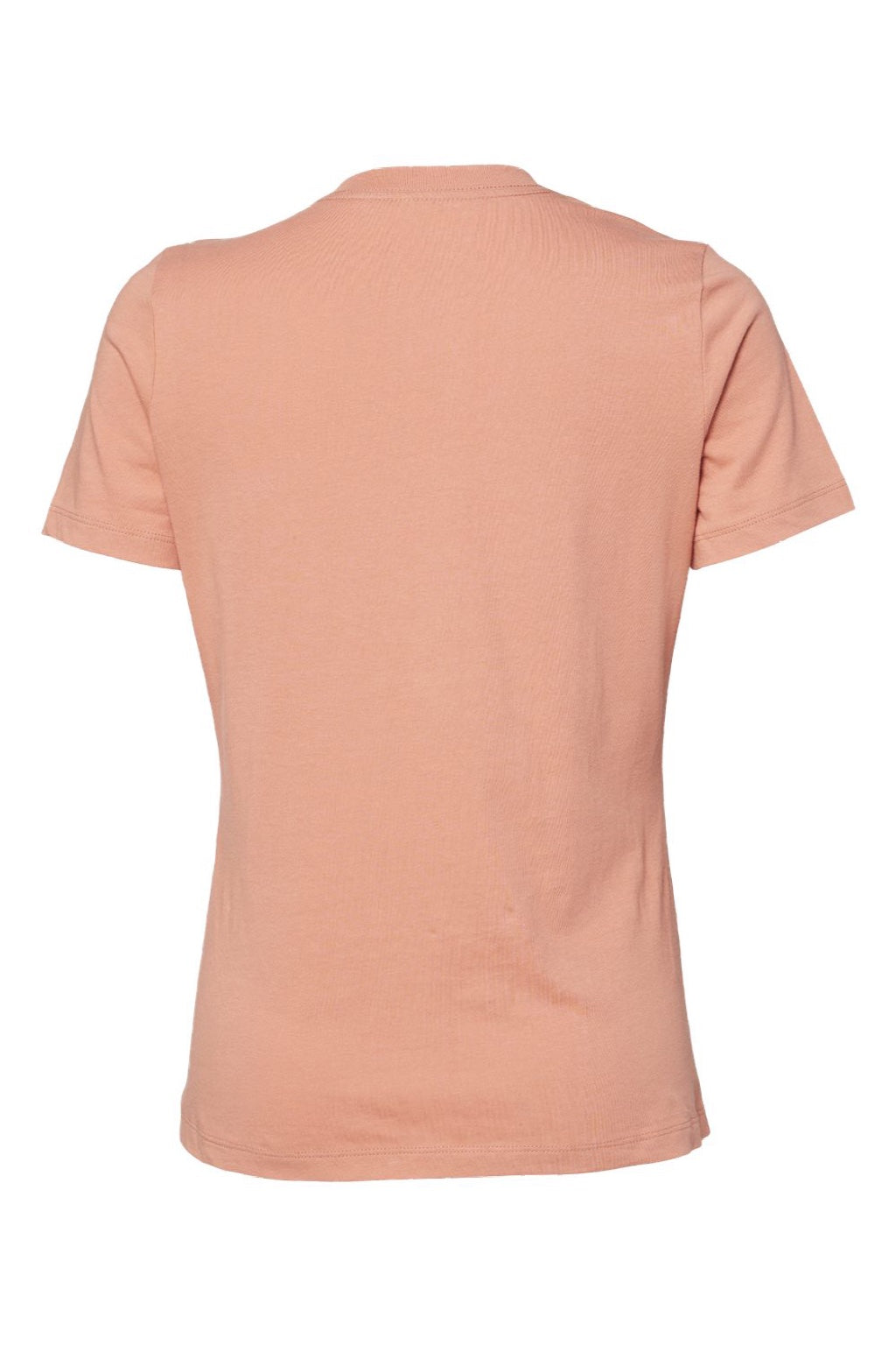 Bella + Canvas BC6400/6400 Womens Relaxed Jersey Short Sleeve Crewneck T-Shirt Terracotta Flat Back