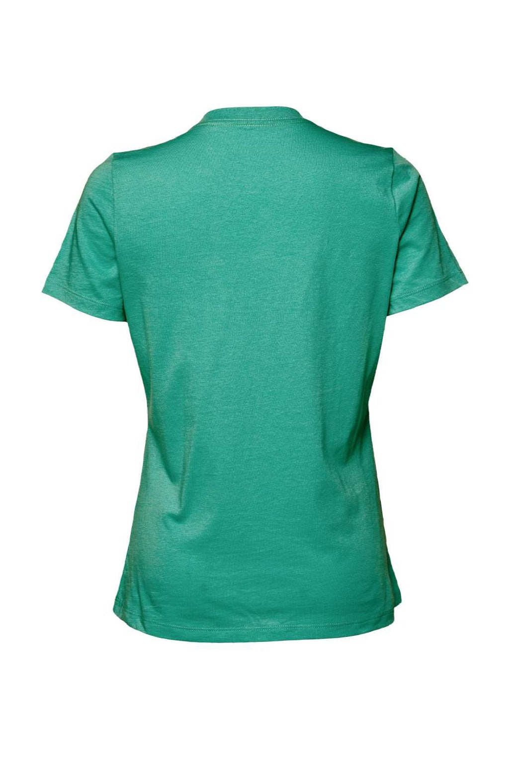 Bella + Canvas BC6400/6400 Womens Relaxed Jersey Short Sleeve Crewneck T-Shirt Teal Green Flat Back