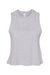 Bella + Canvas BC6682/6682 Womens Cropped Tank Top Heather Grey Flat Front